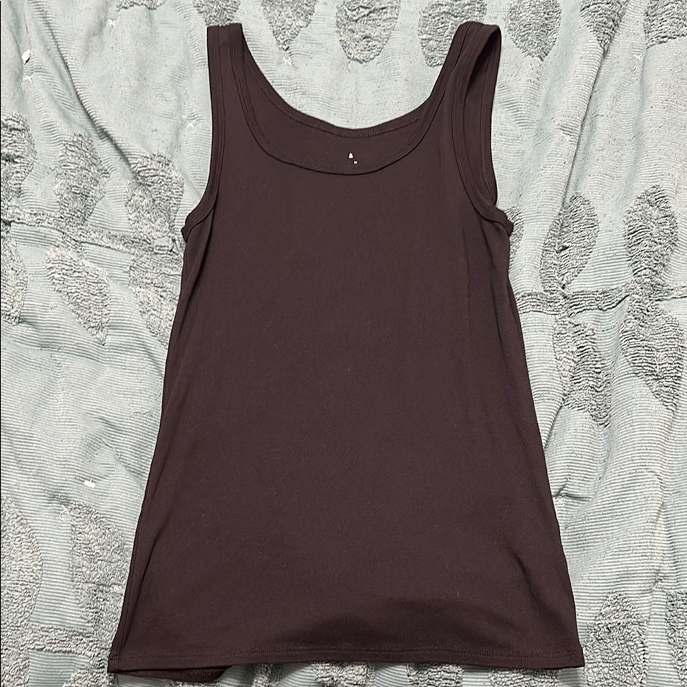 A New Day Black Fitted Sleeveless Tank Top